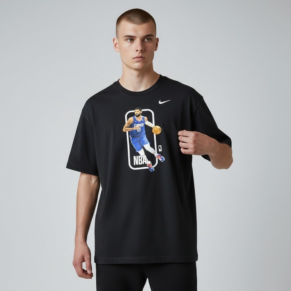 Nike NBA Clippers Paul George Shirt 3XL Black Dri-FIT Graphic Tee CK8869-011